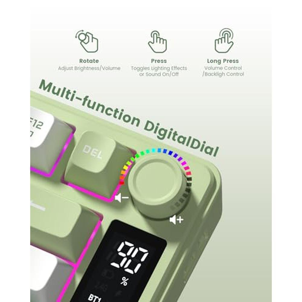Womier DK75 75% Wireless Gaming Keyboard – In Use