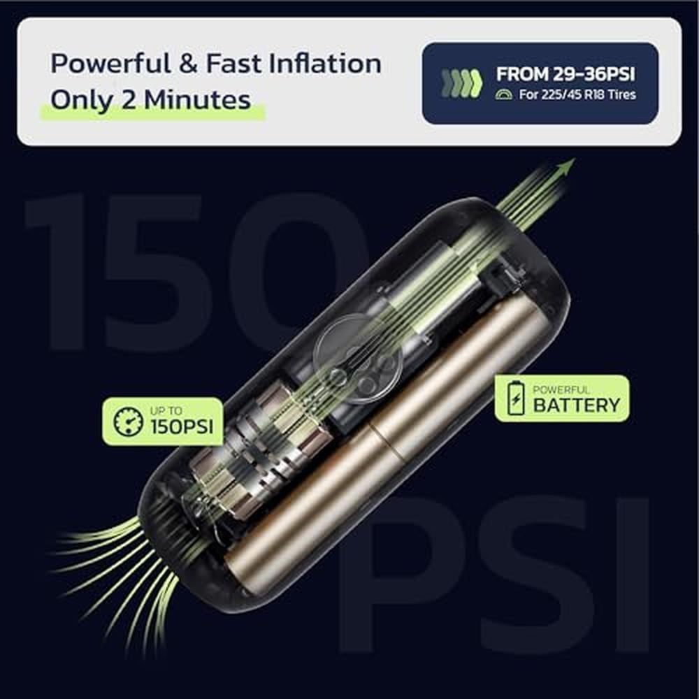 Air Pump for Tires: Woowind Tire Inflator Portable Air – Packaging