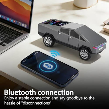 WS-580 Pickup Truck Replica: Portable Bluetooth Speaker – In Use