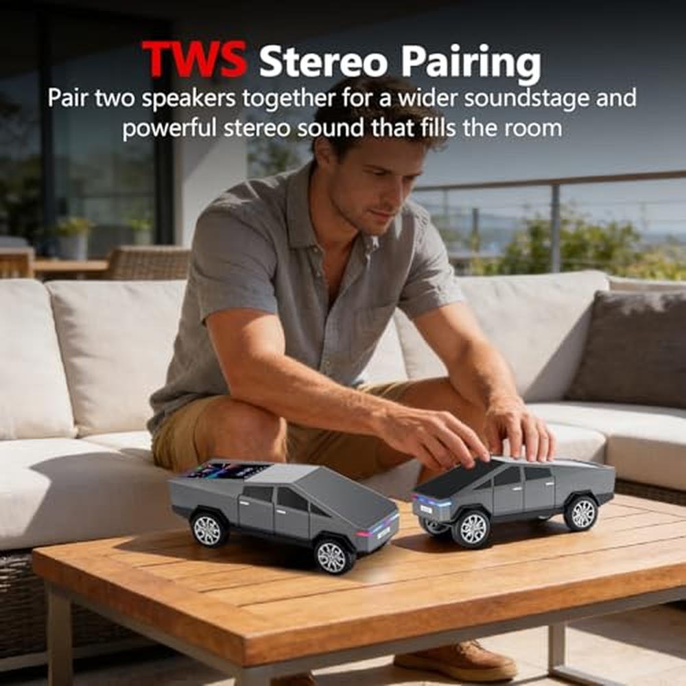 WS-580 Pickup Truck Replica: Portable Bluetooth Speaker – Packaging