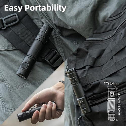 Light Wuben: WUBEN C3 Rechargeable Flashlight 1200 High – Packaging