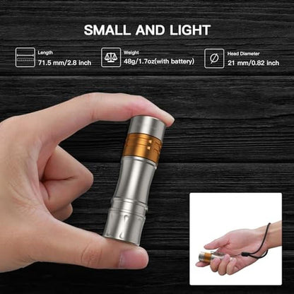 Flashlight LED: Wurkkos TS10 V2 6000K Pocket EDC Flashlight – In Use
