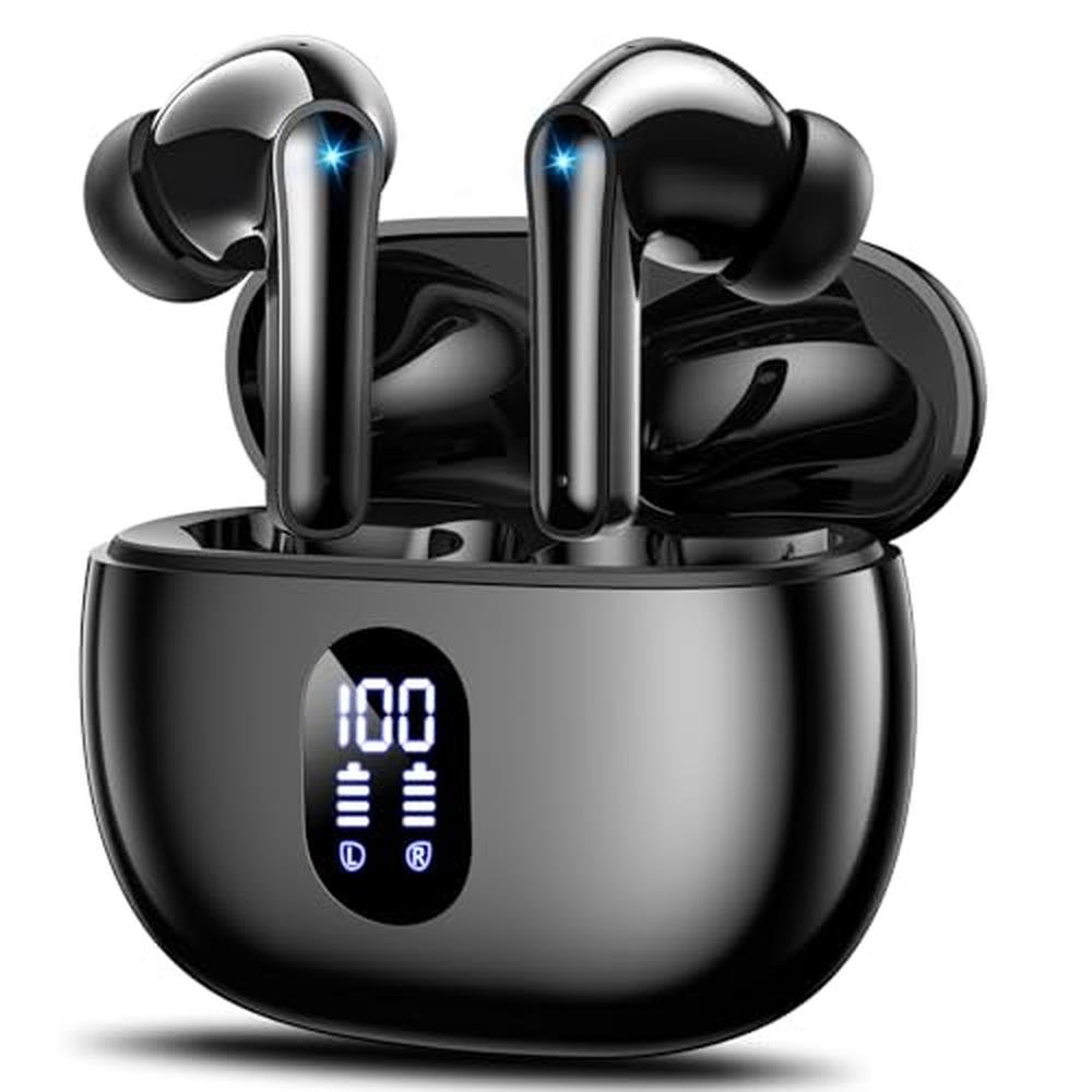 Ear Buds: Wyness Wireless Earbuds Bluetooth 5.3 Hi-Fi – Front View