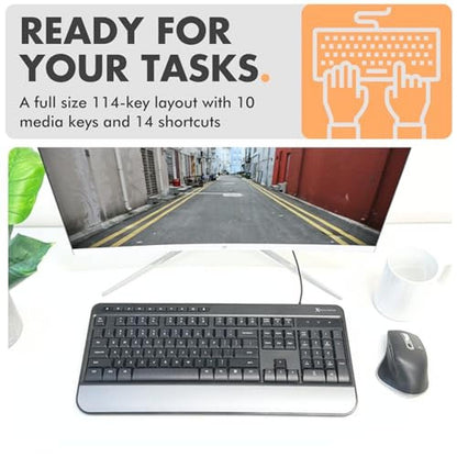 Keyboard Wired: X9 Performance Ergonomic Full-Size USB – Packaging
