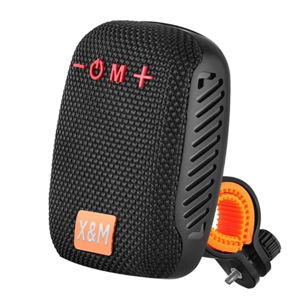 Bicycle Speaker: Xbnmex Portable Bluetooth IPX5 Waterproof – Front View