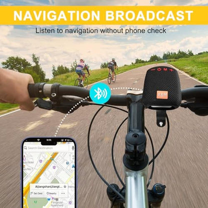 Bicycle Speaker: Xbnmex Portable Bluetooth IPX5 Waterproof – In Use