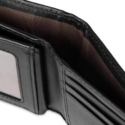 Dockers Men's Bifold Leather Wallet – Packaging