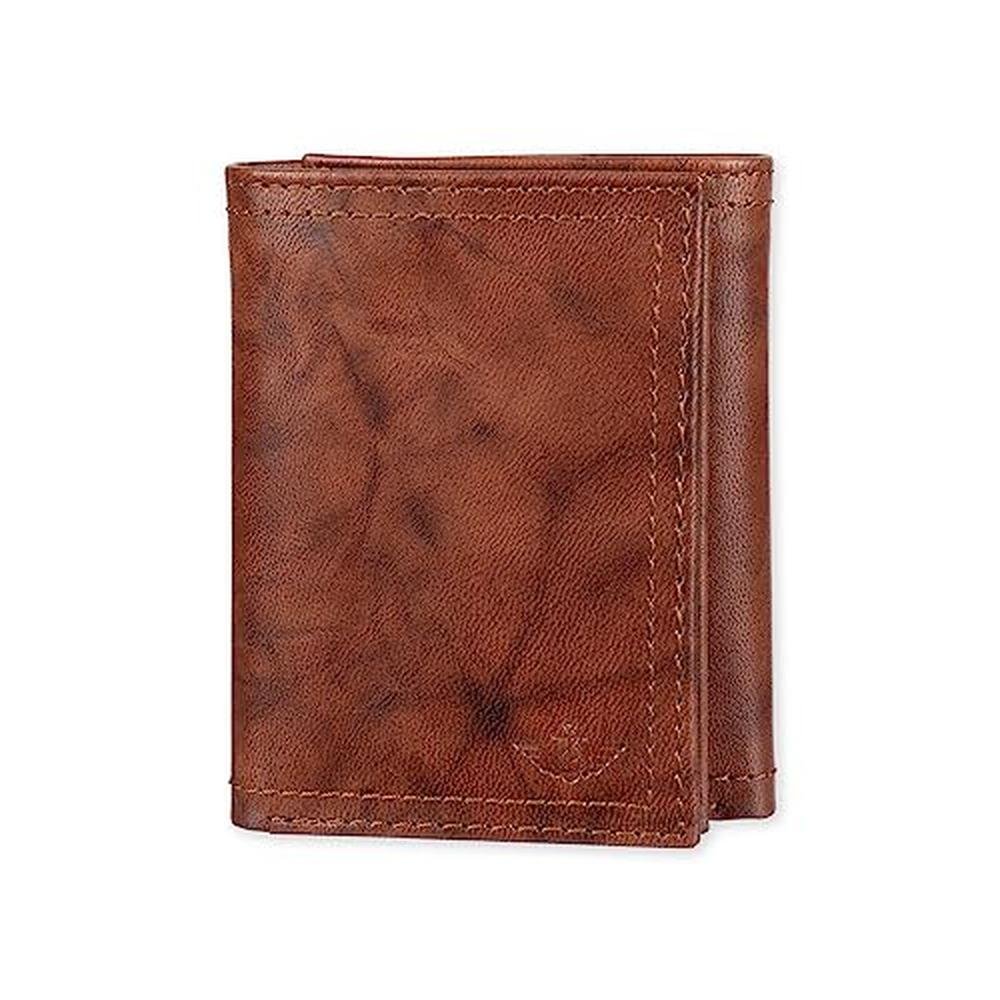 Dockers Men's Extra Capacity Slim Profile Trifold Wallet – Front View