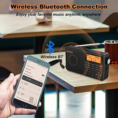 XHDATA D109 Portable Shortwave Radio – Close-up Detail