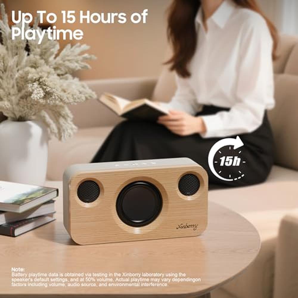 Bluetooth Xinborry: Xinborry Portable Bluetooth Speaker 40W – In Use