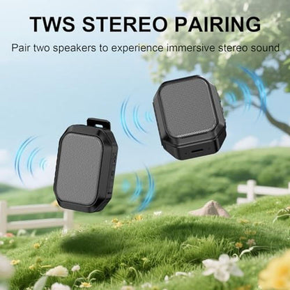 Bluetooth Speaker: Xinborry Wearable IPX7 Waterproof – Close-up Detail