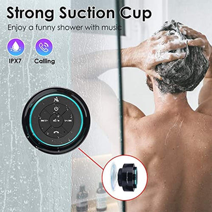 XLEADER Pro Shower Speaker: Certified IPX7 Waterproof – Close-up Detail