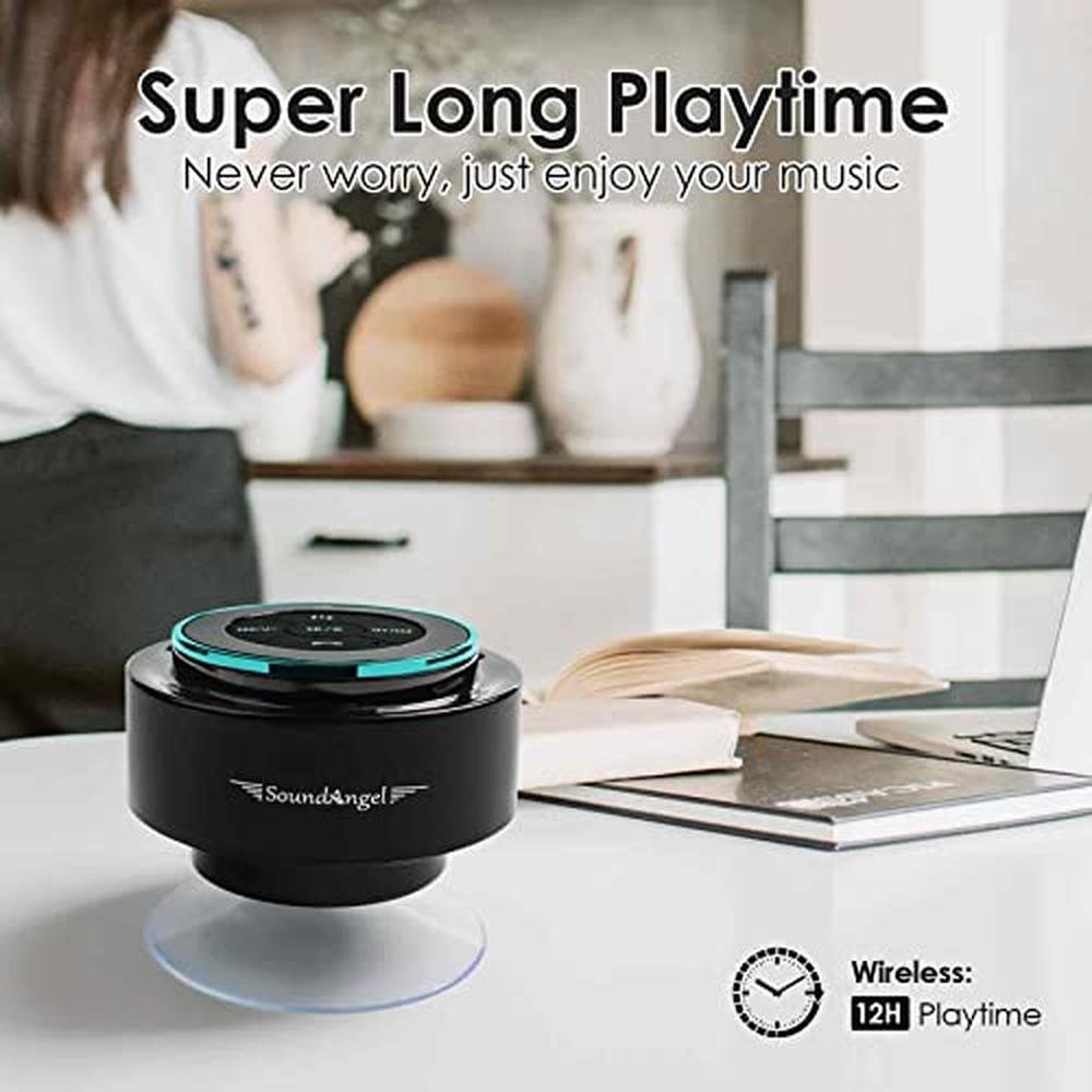 XLEADER Pro Shower Speaker: Certified IPX7 Waterproof – In Use