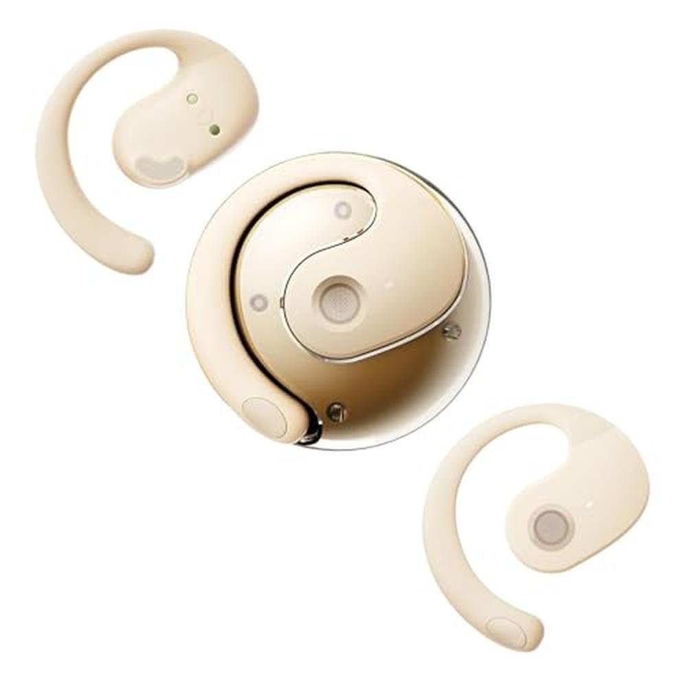 Translation Earbuds: Xmenha Real-Time 144 Languages AI – Front View