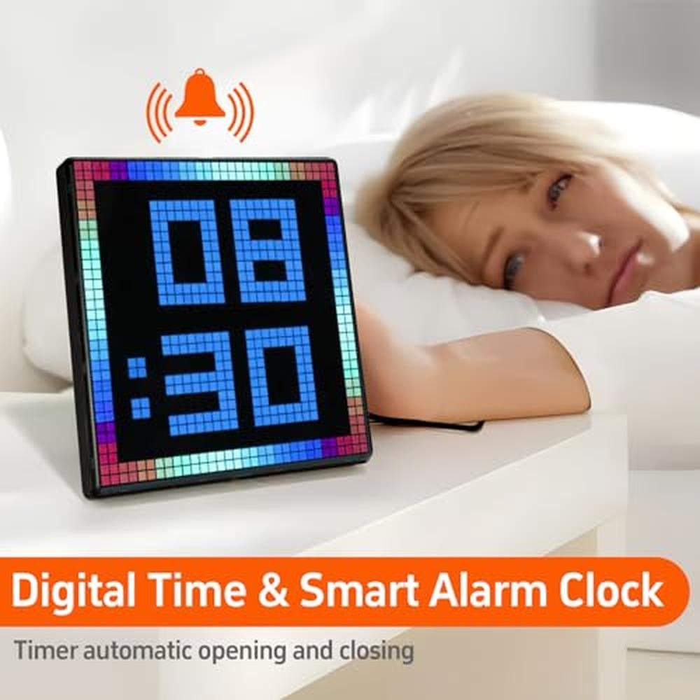 LED Pixel: XNREOZLM Smart Digital Lamp Set 32x32 Pixel Panel – Side View