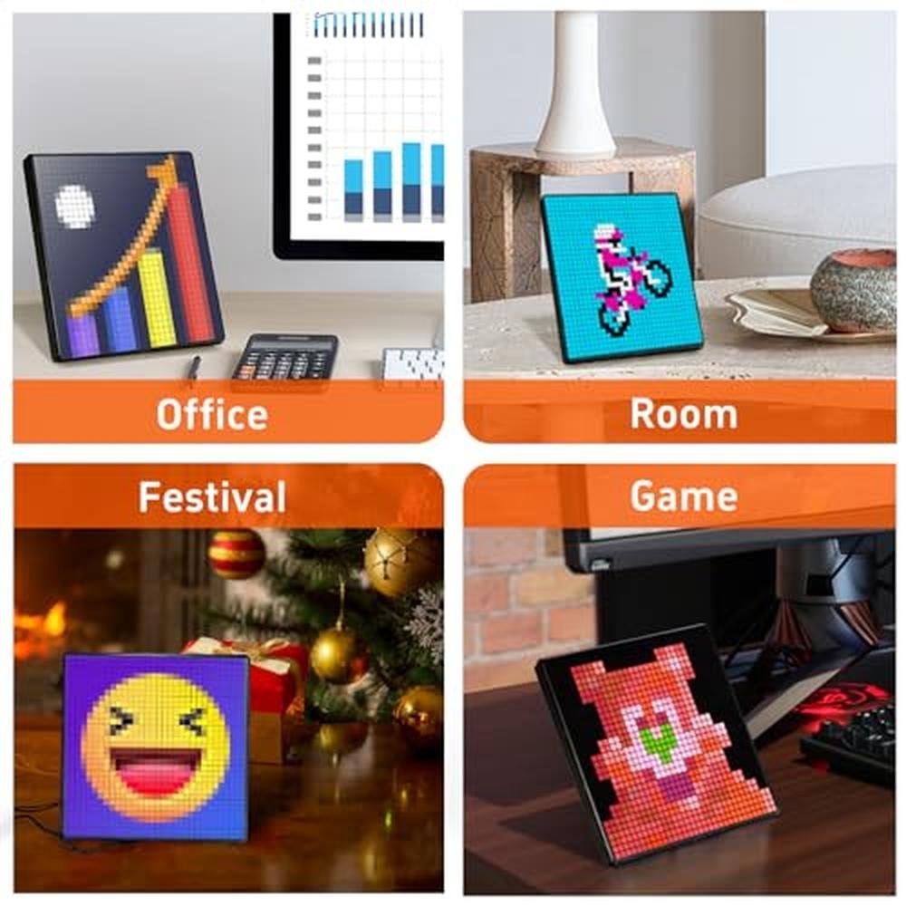 LED Pixel: XNREOZLM Smart Digital Lamp Set 32x32 Pixel Panel – Close-up Detail