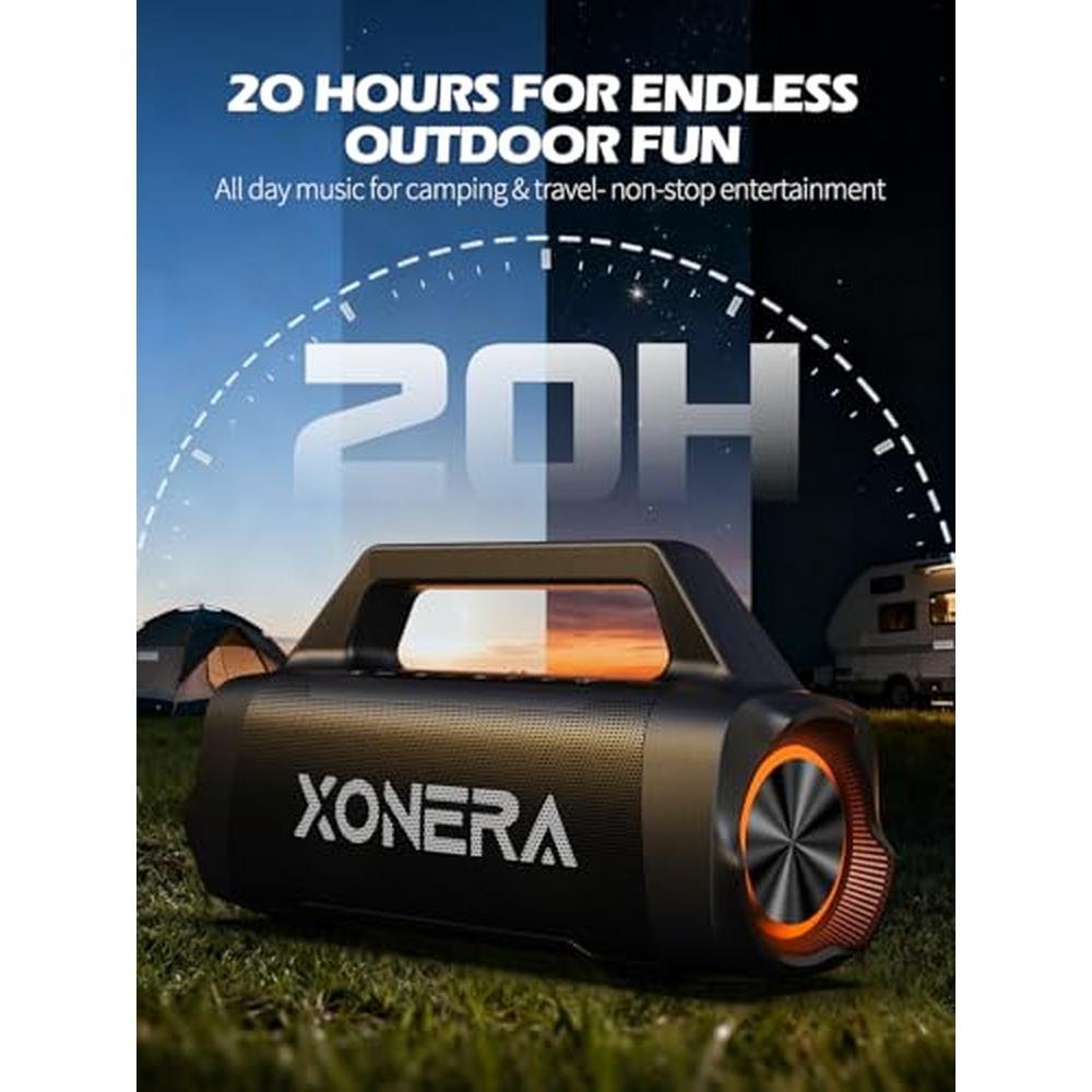 Xonera Speakers: Xonera Bluetooth Wireless 80W Peak Loud – In Use