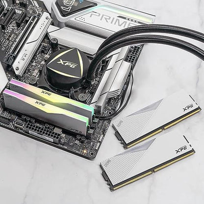 DDR5 XPG: XPG Lancer RGB DDR5 7200MHz 32GB Dual Channel RAM – Close-up Detail