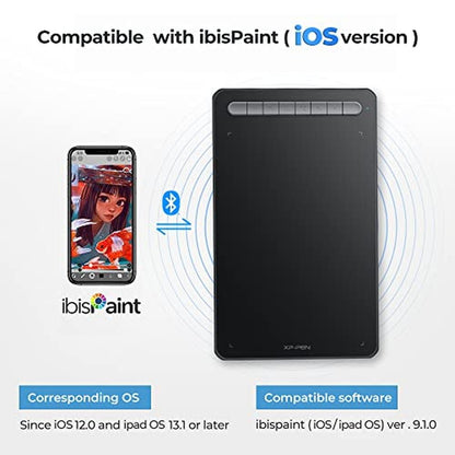 Tablet XPPen: XPPen Deco MW Bluetooth Wireless Computer – In Use
