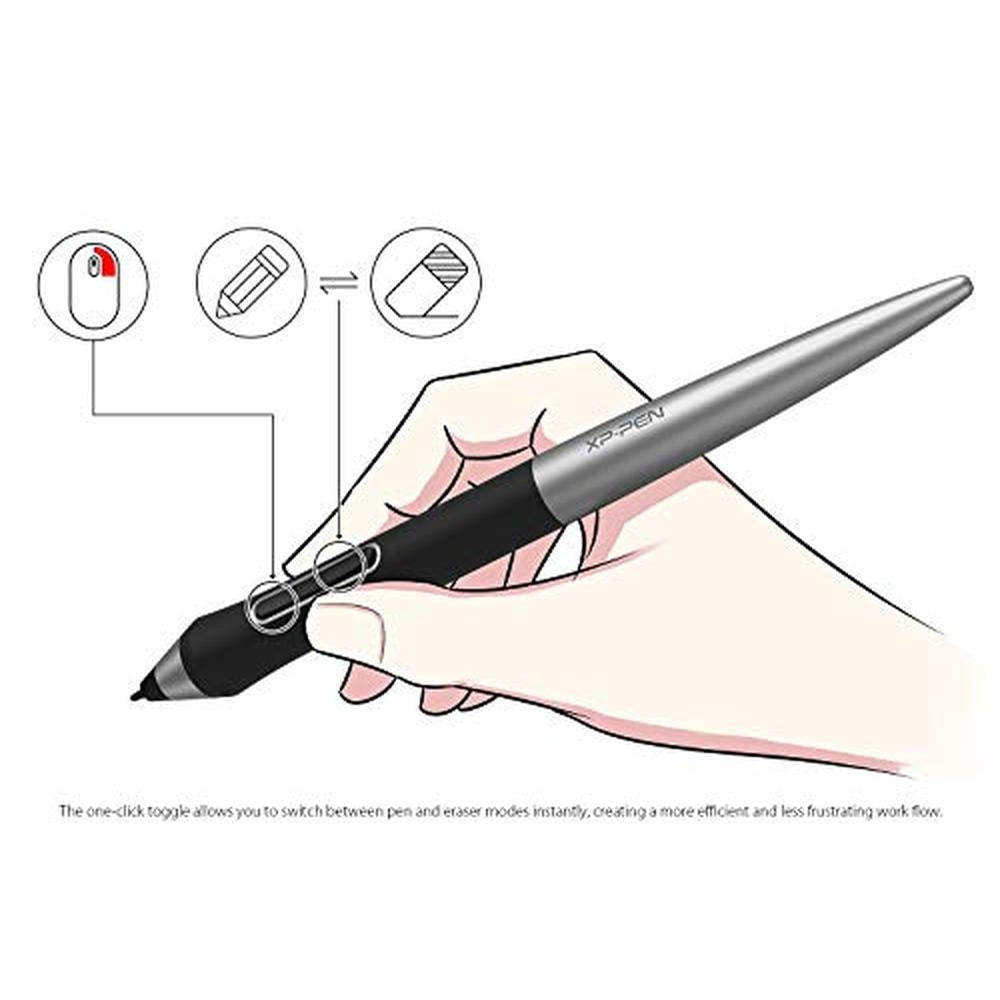 XP Pen PA1: XPPen Battery-Free Stylus – Side View