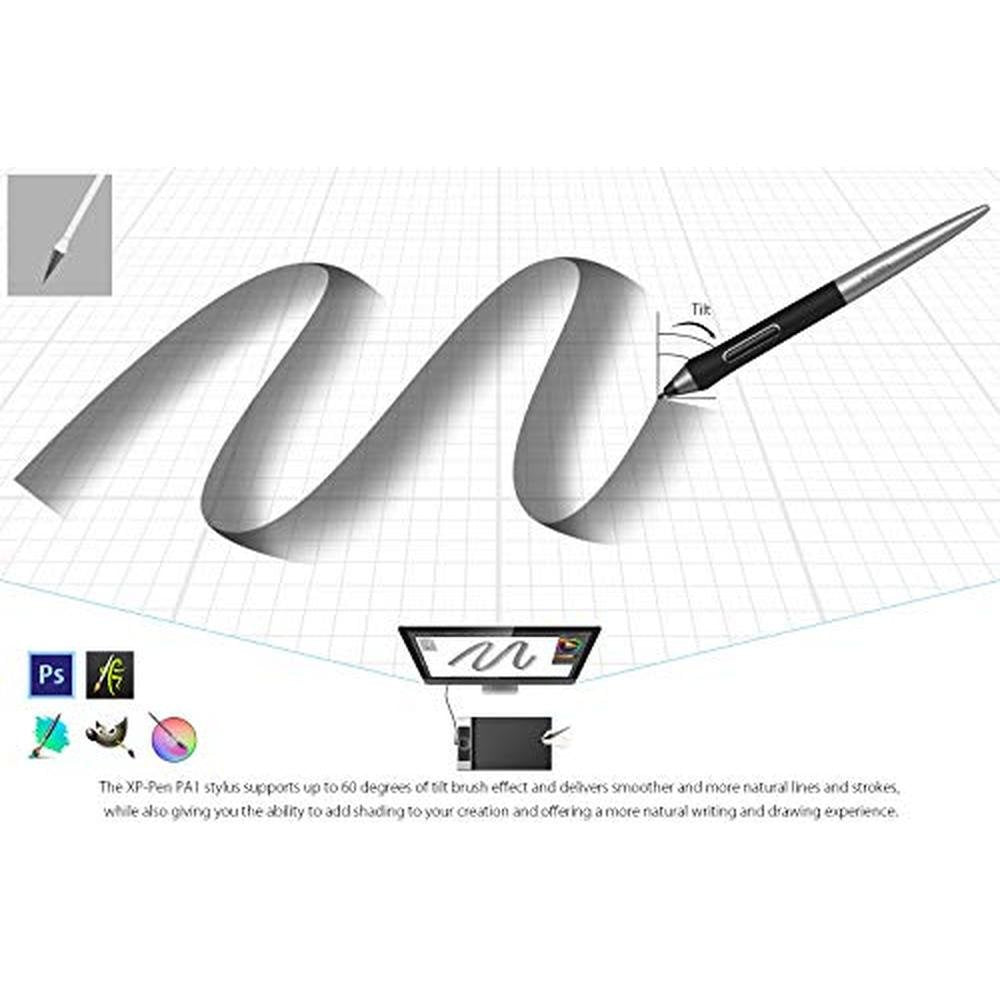 XP Pen PA1: XPPen Battery-Free Stylus – In Use
