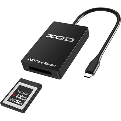 XQD Reader: USA Warehouse XQD Card Reader 5Gbps USB C – Front View