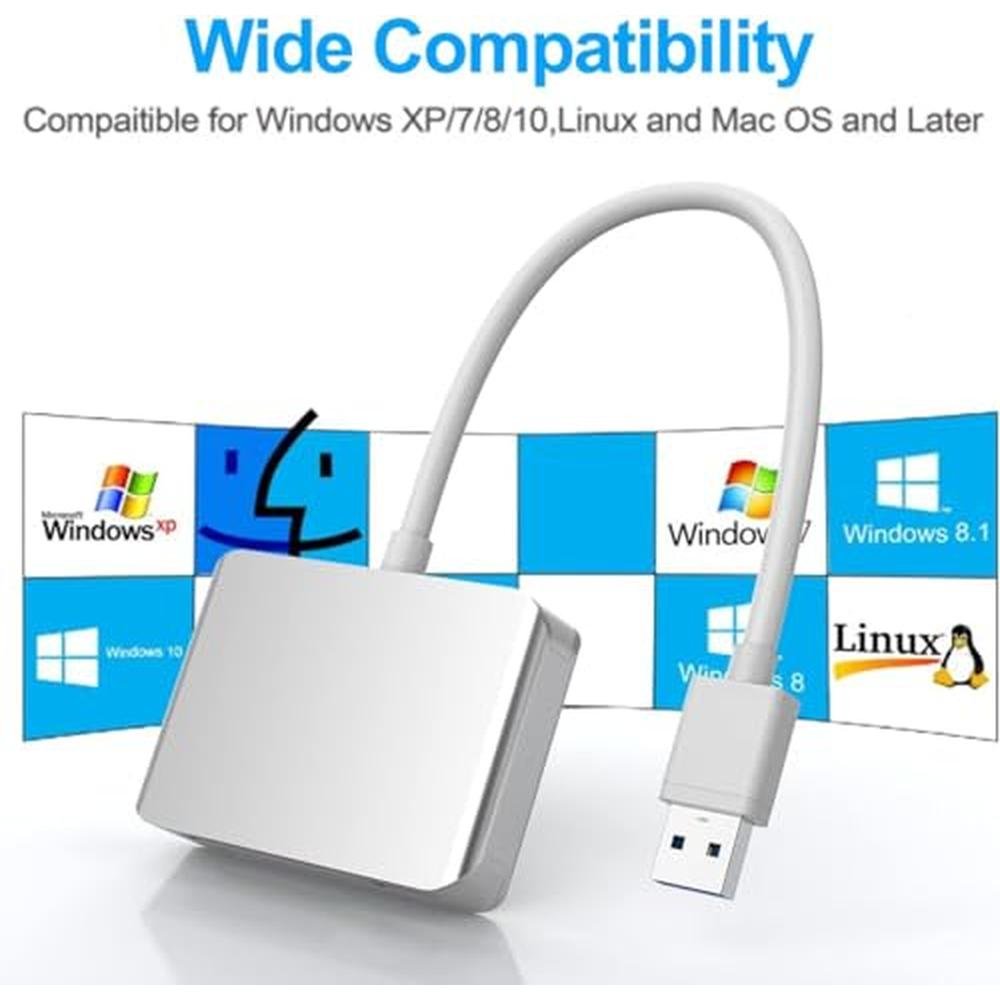 XQD Reader: Rocketek USB 3.0 XQD/SD/Micro SD Card Reader – Packaging