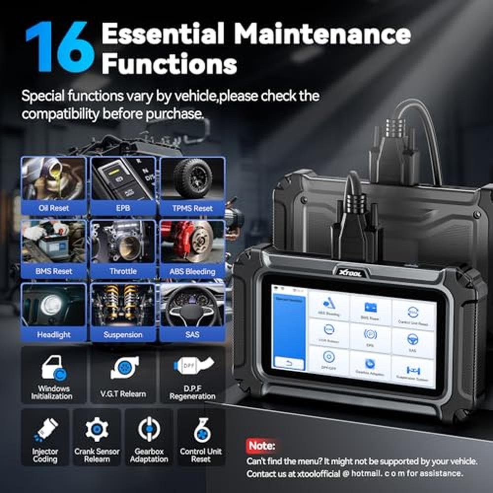 XTOOL D5S OBD2 Scanner: Advanced Car Diagnostic Tool with – Close-up Detail