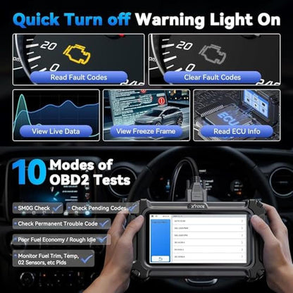XTOOL D5S OBD2 Scanner: Advanced Car Diagnostic Tool with – In Use