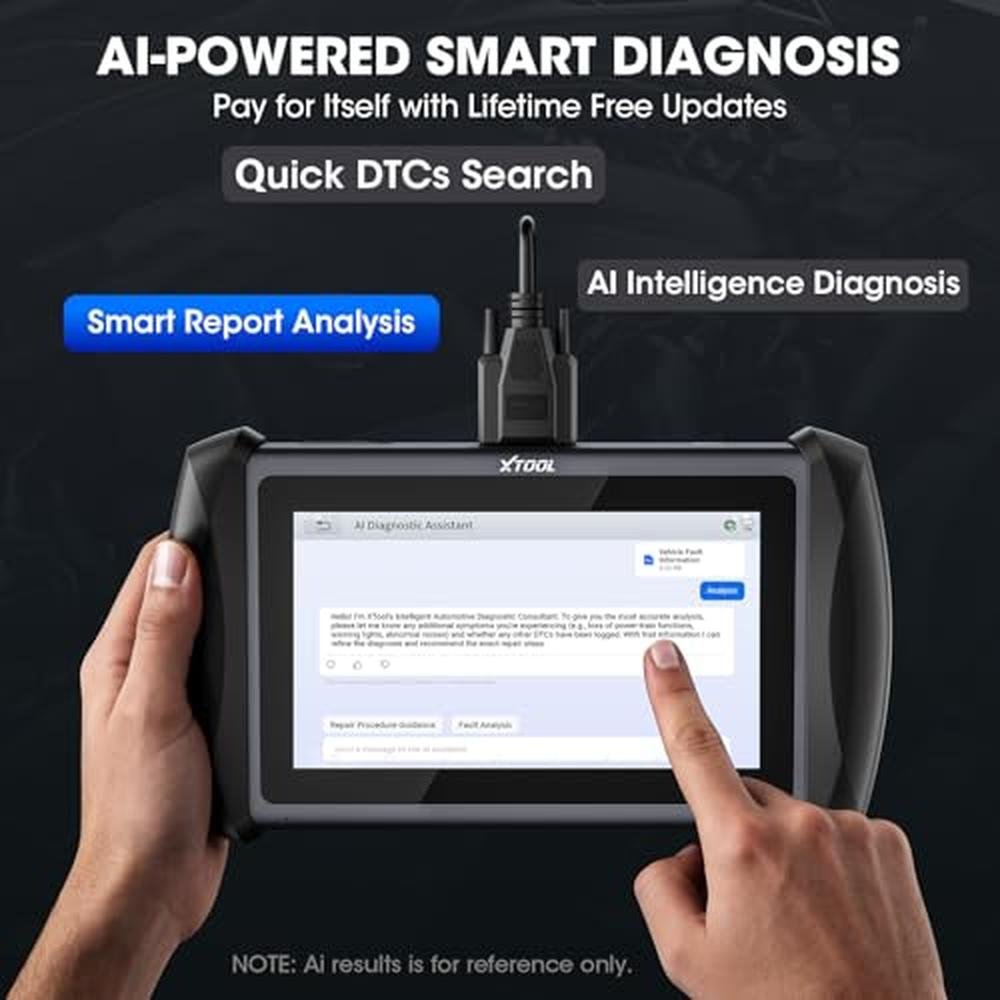 Scan Tool XTOOL IP616 V2.0: Bidirectional OBD2 Scanner with – Close-up Detail