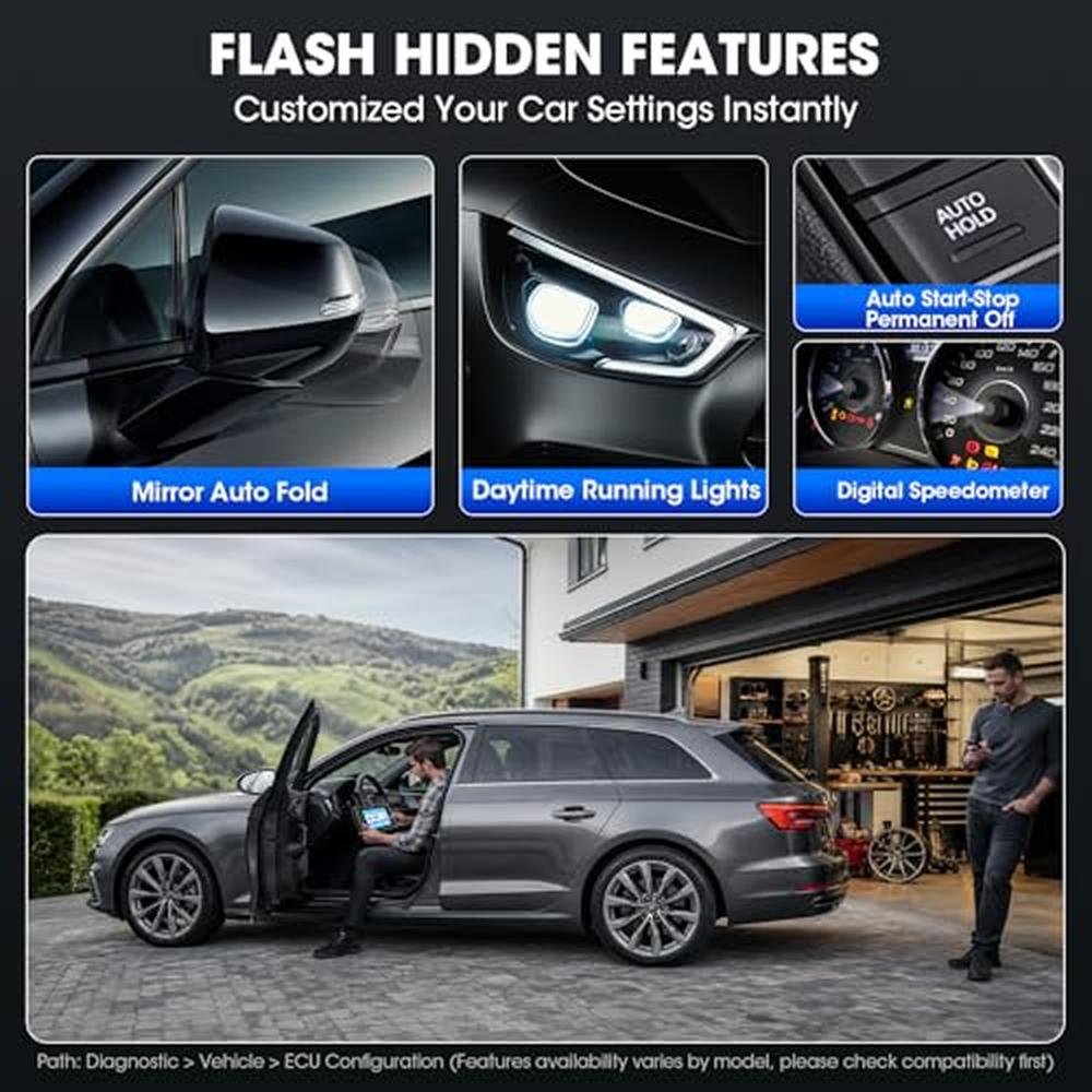 Scan Tool XTOOL IP616 V2.0: Bidirectional OBD2 Scanner with – In Use