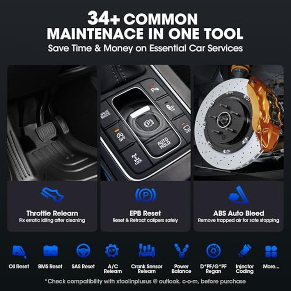 Scan Tool XTOOL IP616 V2.0: Bidirectional OBD2 Scanner with – Packaging