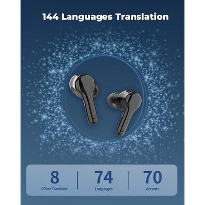 Translator Earbuds: XUPURTLK AI Real Time Language – Close-up Detail