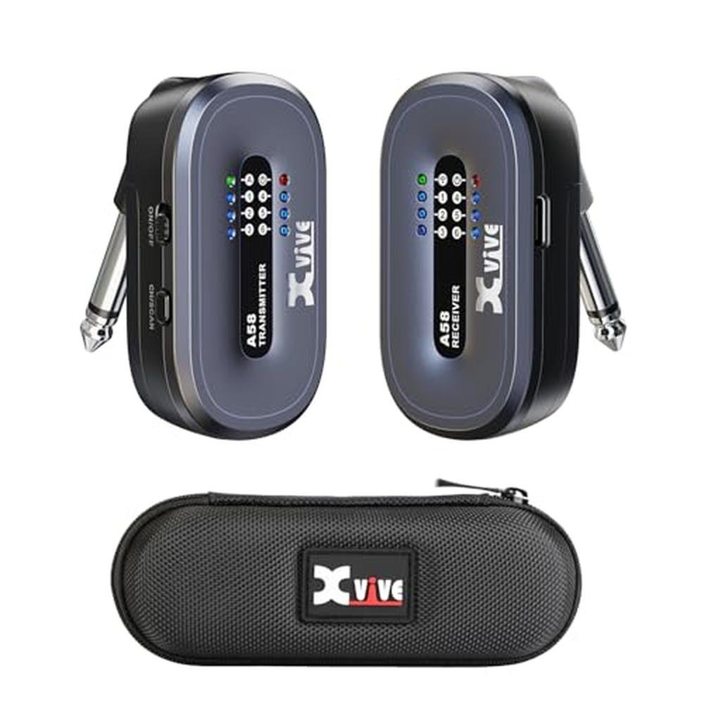 Xvive A58 Wireless Guitar System 5.8GHz Wireless Guitar – Front View