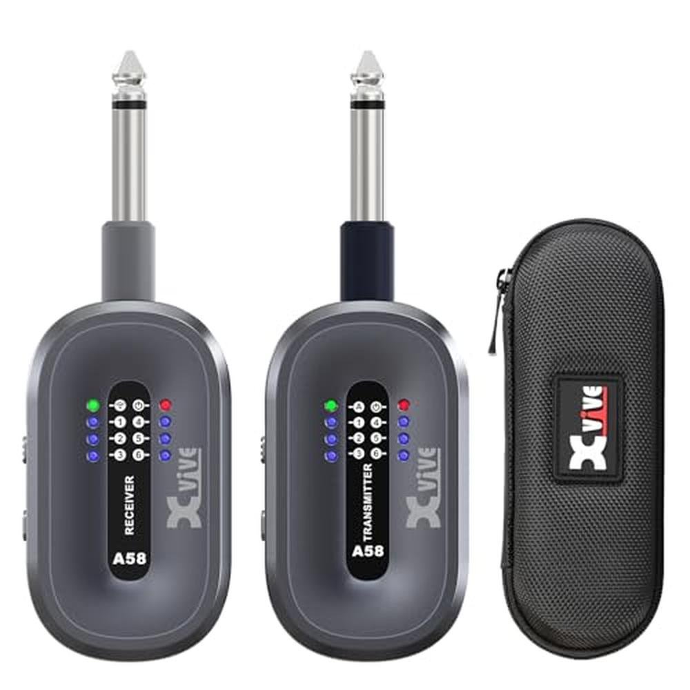 Xvive A58 Wireless Guitar System with 5.8GHz Transmitter – Front View