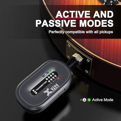 Xvive A58 Wireless Guitar System with 5.8GHz Transmitter – In Use