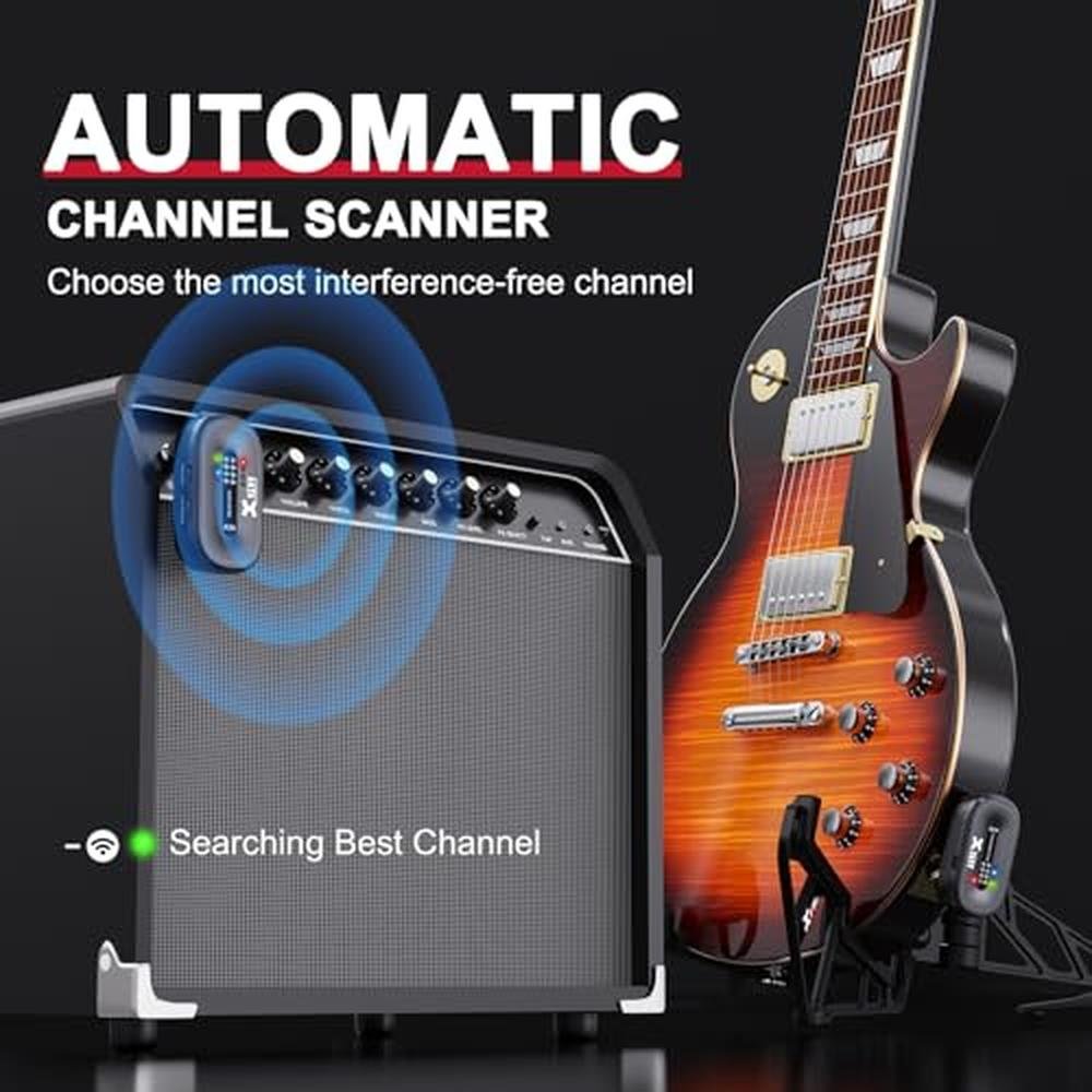 Xvive A58 Wireless Guitar System with 5.8GHz Transmitter – Packaging