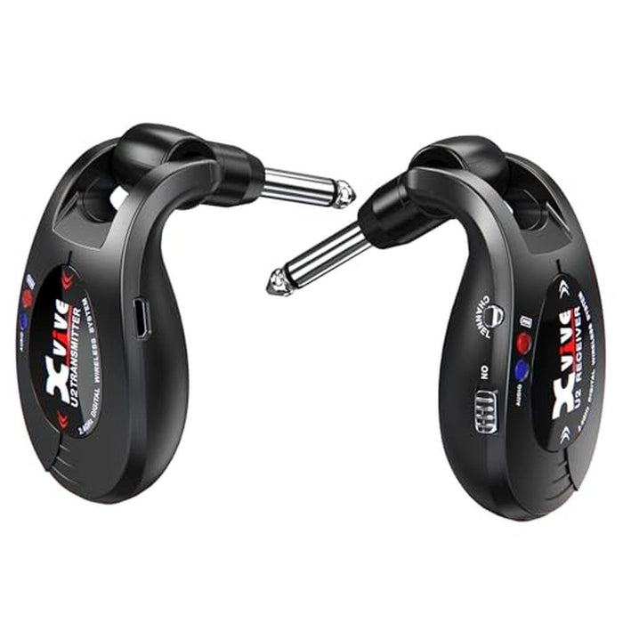 Xvive U2 Wireless Guitar System Rechargeable 2.4GHz Guitar – Front View