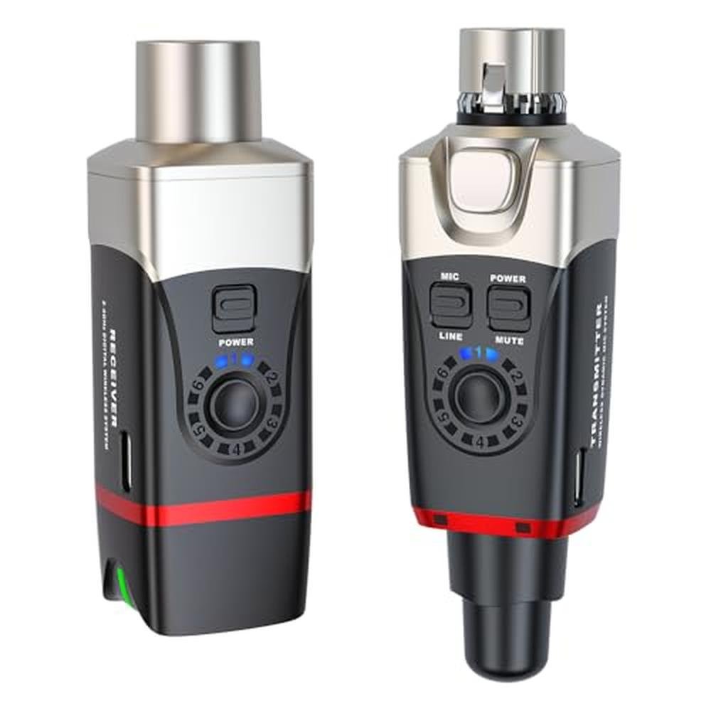 Xvive U35 Wireless Microphone System 5.8GHz Wireless XLR – Front View