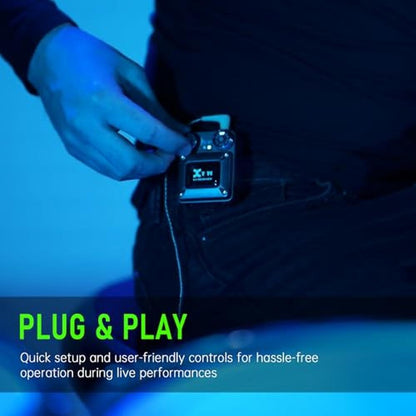 Xvive U4 Wireless in-Ear Monitor System Professional IEM – In Use
