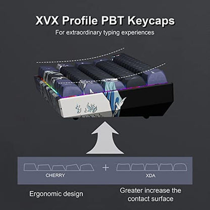 XVX 60% Gaming Keyboard: M61 Pro Wireless Mechanical – Packaging