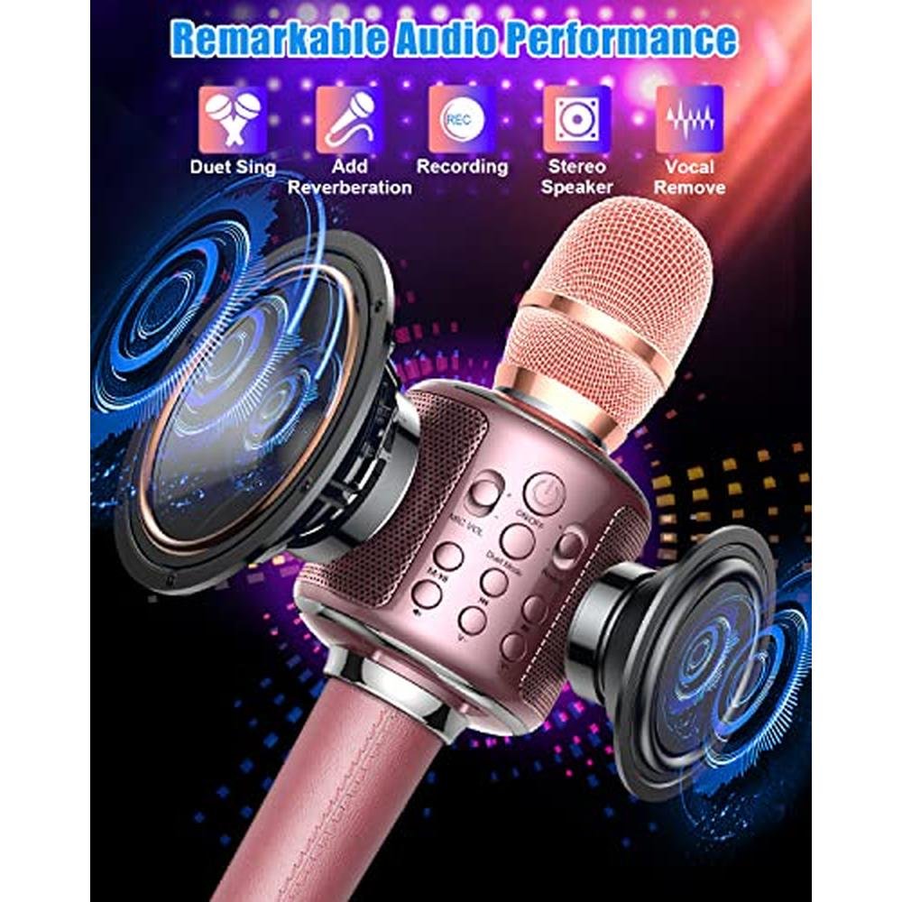 Xzl Bluetooth Karaoke Microphone – Side View