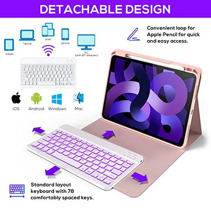 iPad Keyboard: YEKBEE iPad Air 5th Generation Keyboard Case – Packaging