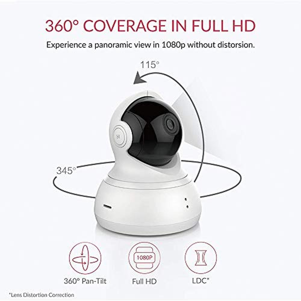 Pet Security Camera: YI 360 Degree Smart Indoor Dog Cat – Side View