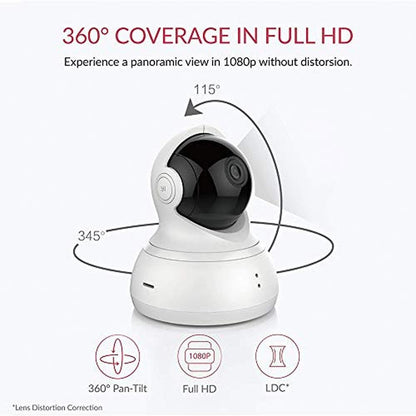 Pet Security Camera: YI 360 Degree Smart Indoor Dog Cat – Side View