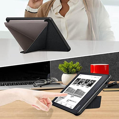 Kobo Libra Case: Yiernuo Compatible with Kobo Libra Colour – Side View