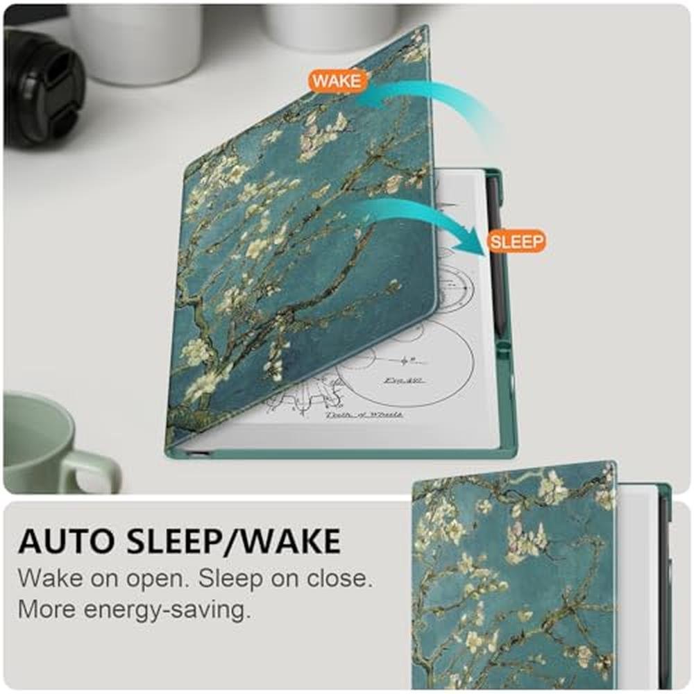 Case Paper: Yiernuo Folio Protective Case with Pen Holder – Close-up Detail