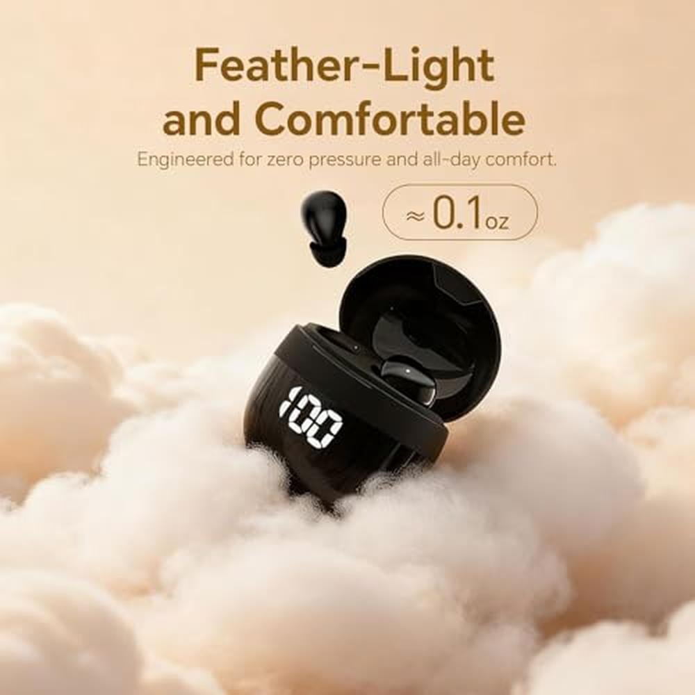 Ear Buds: Yihou Invisible Mini Wireless Bluetooth Earbuds – In Use