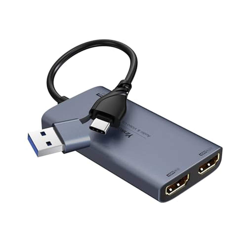 Capture Yinker: Yinker Capture Card USB-A/USB-C 4K HDMI – Front View
