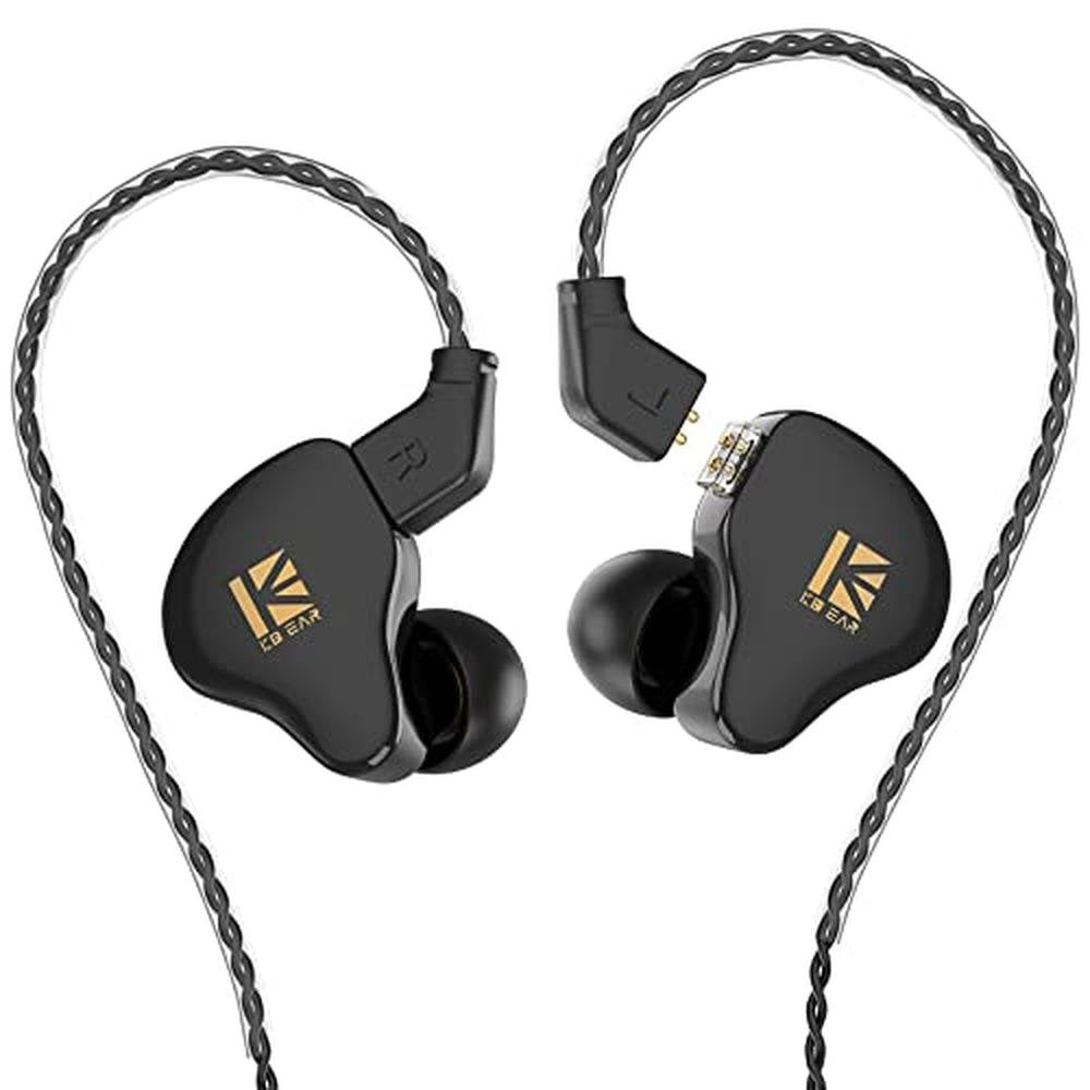 Cable Earphones: YINYOO KBEAR Flash 2M High-Res Balanced – Front View